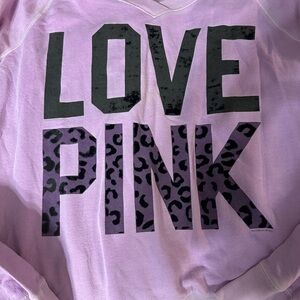 Victoria's Secret Lavender Love Pink Sweatshirt